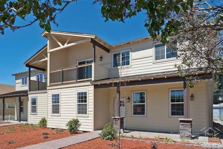 Thoughtfully designed new construction in the heart of town, walkable to all things Prineville, this townhome is more than meets the eye. Well-designed 1st floor living meets ADA standards for age in place living, great alt to retirement homes. 2nd floor with 2 large rooms, 2nd laundry, full bath and 2nd living room with views from covered deck perfect for live in care giver or additional family members. RV Hook ups on site.