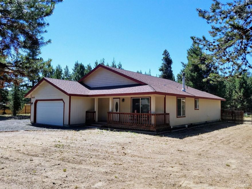 Little slice of heaven right in the heart of Central Oregon. Great use of space, Vaulted Ceilings, floor plan affords bedroom separation, Master has Soaker tub and Walk-in closet. Kitchen Eat-bar, Large Utility room w/cabinets and Wash basin. New Dishwasher 2018, New Well in 2016. Over sized finished garage w/ overhead storage. Private lot on .90 acre w/room for it all, Garden, RV, Boat, room to build shop if needed. Sits on a quiet paved Cul-De-Sac. Golf, Fish, ski, snowmobile, hike, bike, it's all here!