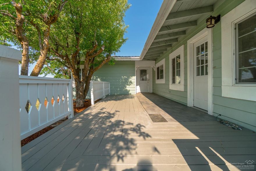 Rural Prineville home for lots of living! Located on almost 10 acres with 7 acres of irrigation. Property is fenced & cross fenced. Home has 2178 sq ft with additional 720 sq ft partially finished basement. Unique floor plan with full kitchen & kitchenette that could be used for studio apartment or ADU. Newly finished sustainable harvested oak floors, new carpet & paint. Barn is over 5000 sq ft, 4 stalls. Corner property for separate access to house & barn. Mature landscaping with 3 apple trees.