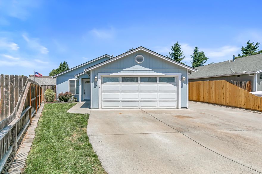 Thoughtfully renovated with timeless design, this turn-key residence is nestled on a peaceful cul-de-sac in a quiet, established neighborhood. The all-new kitchen showcases brand new cabinetry & granite countertops, upgraded lighting, pantry and new appliances. Vaulted ceilings and an open floor plan create an airy, inviting ambiance throughout. Fresh interior paint, manicured landscaping, and new fencing elevate the outdoor appeal. The spacious, fully fenced backyard features two patios, a drip system, multi zone front & rear sprinklers, and abundant room for a pool or garden oasis. Ample parking for RV, cars, and recreational toys completes this property.