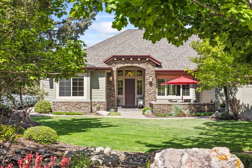 Welcome to your dream home at 2013 Condor Court, nestled in the idyllic golf community of Eagle Crest outside of Redmond, OR 97756. Immerse yourself in luxurious resort living with this 2006 custom-built masterpiece. The impressive 3085 sq ft single-level design includes a magnificent primary bedroom that offers a large walk-in tiled shower. Plus, two en suite bedrooms provide ample space for guests. The masterpiece of this home is undoubtedly the chef's kitchen, equipped with two spacious islands and upgraded Dacor appliances including an induction cooktop and convection oven and microwave, guaranteed to inspire your culinary creativity. More than enough room for your vehicles and storage is assured with a large 3-car garage with epoxy flooring. Enjoy a refreshing dip in the hot tub or a relaxing time around the built-in fire pit. Striking views of the 14th fairway and mountains lend a serene backdrop to your daily living in this irresistible property.