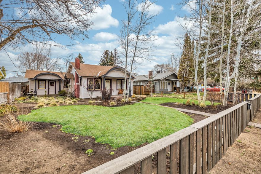 Investment opportunity, value is in the excellent Westside location. Steps to bustling Downtown, Box Factory & Old Mill District. Close to all that makes Bend Awesome! Bungalow situated on a sizable, FLAT, RM zoned lot, ripe with opportunities. Home is in need of major renovations. Currently 2 bedrooms, with one bath. 2 bedrooms off the main living area. Bathroom w/ clawfoot tub/shower. Galley style kitchen has access to the rear yard. Additional large room w/ private entrance could be converted into a bedroom w/ bath & laundry or office or ? Fenced Front/rear yards, irrigated & large storage shed. Due to considerable work needed to home, this will need to be a cash purchase. ADU potential, buyer to do all due diligence about potential ADU & property usage.