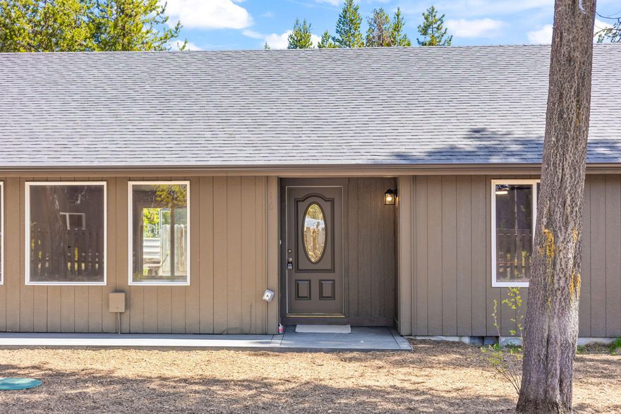Beautiful home on nearly half an acre! New roof! Nice open kitchen with island. New cabinets with quartz countertops. Vaulted great room with new mini split. All new flooring and paint throughout! Fantastic area with quick access to everything outdoors as well as all that Sunriver has to offer!