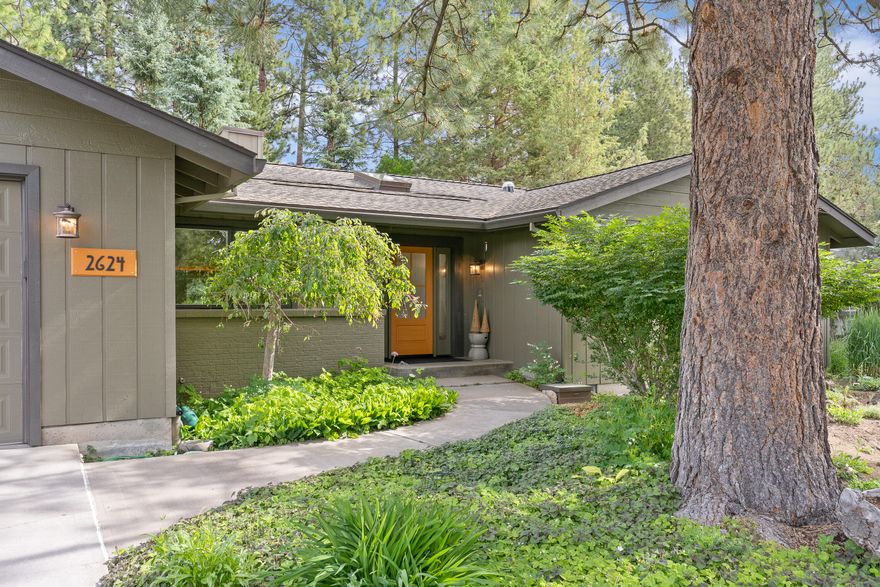 An amazing find on Bend's west side! This single level beauty sits in a truly park like setting on a flat quarter of an acre in the much desired Valhalla Heights neighborhood. An entire home remodel just a couple of years ago opened up a floor plan that boasts three bedrooms, high ceiling in the great room and kitchen, a spacious laundry room and an office/flex space. There's also a lovely 18x10 ft. shed in the backyard, room for RV parking and decking in both the front and back yards.