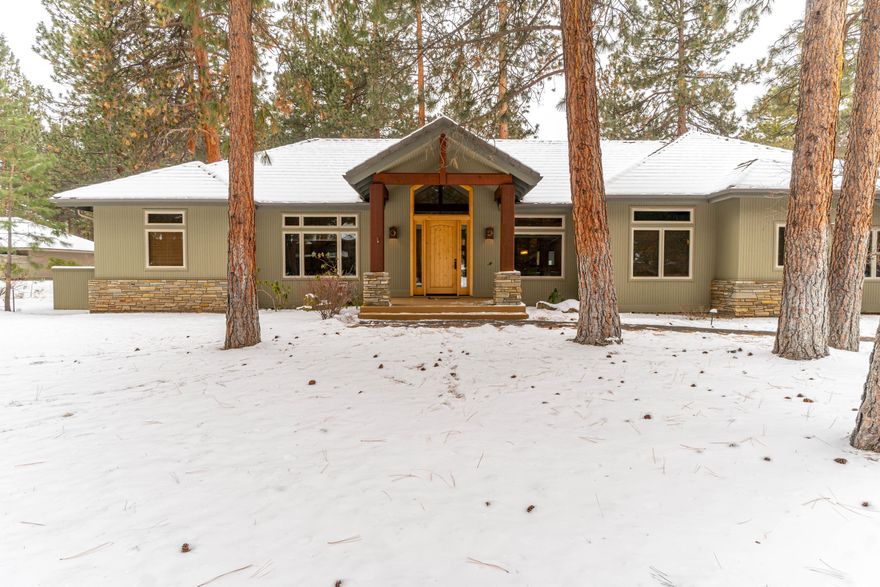 This is a lovely single-story home located in Sunrise Village. This home features 3 bedrooms, 2.5 baths, a spacious open floor plan that is perfect for gathering with friends or family. The spacious living and dining areas flow seamlessly into the well-appointed kitchen, complete with ample counter space and a pantry for all your cooking needs. There is a living room and a separate family room that could be an office or den. The primary bedroom features his & hers closets and separate vanities. The large 3-car garage provides space for vehicles and all your toys. There is a bonus room above the garage. The large back deck, overlooking the spacious backyard is the perfect place to relax. Set on a 0.75-acre lot, this property provides plenty of outdoor space for enjoying the peace and quiet of your own backyard. Sunrise Village is a highly desirable gated community that offers a pool & tennis court, perfect for staying active. Don't miss this opportunity.