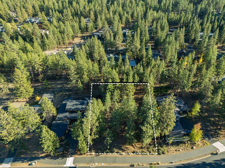 Can't find the right home in Bend? It might be time to build one. This lot sits behind the gates at Tetherow and offers a private, tree-lined setting with mature ponderosas and gentle topography. Backing to protected HOA space, it provides a quiet, natural buffer that will likely make indoor/outdoor living a big part of your future plan. With design guidelines that allow for a range of sizes and architectural styles, you'll have the flexibility to create a home that perfectly fits your lifestyle. You'll also enjoy close proximity to Tetherow Resort's golf, dining, and fitness amenities, along with easy access to Bend's trails, parks, top-rated schools, and local favorites for dining and shopping. We're happy to connect you with local builders to explore the possibilities and see what a build could look like. Why settle for someone else's ideal layout when you can design your own?