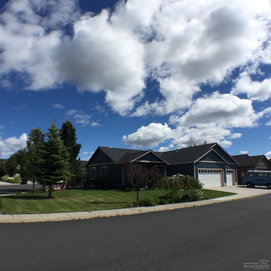 Wonderful affordable home on the West side of Bend in a cozy,private neighborhood,local traffic only, with a community playground and park maintained by the HOA, close to Old Mill and Deschutes river trail. Well maintained corner lot with fenced back yard and sprinkler system and a 3 car garage. This community is very well maintained and pride shows in the neighborhood. Excellent opportunity for rental property or young family. Easy access to highway 97.