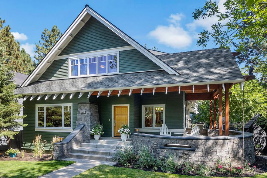 Welcome home! This first-time-on-market, 3866 sq. ft. Craftsman home in desirable Northwest Crossing offers 5 bedrooms, 4.5 baths, a media room with screen/projector, and a separate office/guest suite (accessible via the garage or its own entrance) that has a full bath, gas fireplace, and skylights. The main floor features 9-foot ceilings and Brazilian cherry hardwood throughout, while the master has a fully marble-tiled bathroom and walk-in closet. Upstairs are two spacious bedrooms with vaulted ceilings, cherry hardwood floors, four walk-in closets, a loft and a full bath with cast iron tub. The 1440 sq. ft. daylight basement has 10 ft. ceilings, laundry room, large food pantry, full bath, two bedrooms with walk-in closets, and brew/craft room with exterior access. Additional features: private yard, extra-large garage, detached single garage; new roof, interior and exterior paint, new water heater, and newer air conditioner. Make this beautiful house your home.