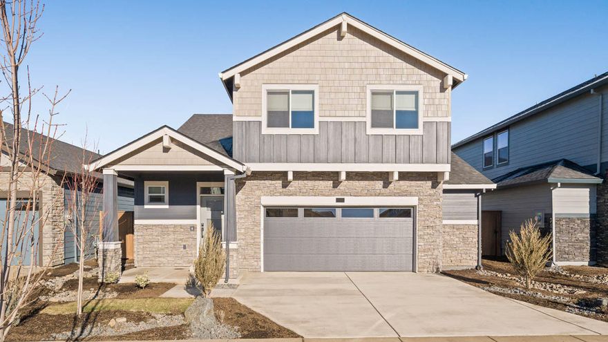 Welcome to Stevens Ranch, the highly anticipated master planned community in SE Bend featuring parks, walking paths, the new Bend library, shopping & restaurants! Move in Ready! Our Diamond plan offers an open concept living area features a lovely fireplace that seamlessly connects the kitchen & dining spaces. The gourmet kitchen features stainless-steel appliances, and quartz countertops. The primary is luxurious with soaking tub, double vanity & walk-in closet. covered patio, Smart home features & new home warranty. Located next to a walking path this home is one you don't want to miss!  Buyer to receive closing cost credit and a special rate incentive through builder's preferred lender. Ask sales agent for more information. Sales office hours are 9:30am - 4:30pm daily. Photos are representative of plan only and may vary as built.