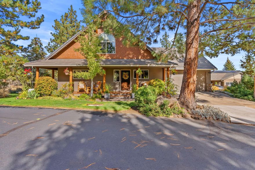 This River's Edge home feels like a tranquil oasis, out your backdoor is the Deschutes River at Sawyer Park, surrounded by wide-open natural landscapes ideal for hiking and fishing enthusiasts. The great-room floor plan features vaulted ceilings, a newly updated chef's kitchen, and a sought-after main-level primary suite. The kitchen showcases a stunning waterfall countertop, slab surfaces, stainless steel appliances, and modern fixtures. Additional recent upgrades include a completely remodeled primary bathroom and walk-in closet; new carpet and paint; stylish feature walls; sliding barn doors; and an updated laundry room equipped with a new sink and quarts countertop and storage. Enjoy the serene setting from the secluded hot tub on the back porch, or sip your morning coffee on the deck while watching wildlife pass by. With thoughtful updates and peaceful surroundings, this home offers the best of Bend living, just minutes from Downtown. An artist's, golfer's, or fisherman's dream!