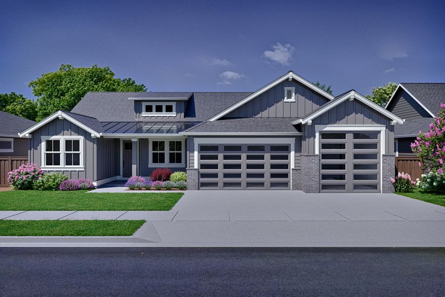 Home site 24, set strategically amongst a beautiful stand of Ponderosa Pines is Collier the newest Pahlisch Homes Signature community in northwest Bend. With nearly all home sites backing green space the feeling here is incredibly peaceful. Situated less than a mile from the shops and restaurants at Northwest Crossing and nearby parks and schools you are close to all the happenings in northwest Bend. Enjoy having all the trails right outside your backyard and easy access to Mt. Bachelor and the Cascade lakes. The Malone floor plan is a favorite with its ideal size and open space. Natural light from the abundance of windows make this home light and bright. With two guest rooms, an office that can double as a fourth bedroom and a spacious primary suite make this home is a perfect size. High-end finishes like JennAir appliances, tile walk-in shower and engineered hardwood floors complete this stunning home.