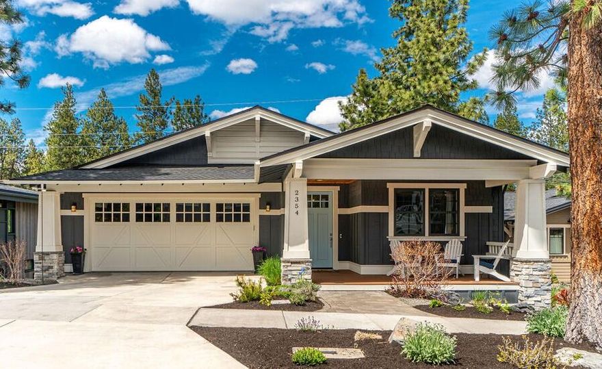 Northwest Crossing STUNNER located on a fabulous .20/acre lot and moments to outstanding schools, parks, and favorite Westside cafes, restaurants and breweries. This thoughtfully designed 4 BR home offers impressive finishes throughout: Wide-plank wood flooring, stunning tilework and warm wood accents. Light-filled Great Rm with a wall of windows overlooking the Ponderosa Pines, features vaulted ceilings, timeless shiplap and custom tile surround fireplace. Chef's dream kitchen w/solid surface countertops, stainless appl and expansive working isl, opens to a delightful Dining Area w/treetop views and access out to back deck blending indoor/outdoor living seamlessly. Private MAIN LEVEL Primary Suite w/wood floors, deck access and a spa-like bath w/soaking tub, tile shower, dual vanity and walk-in closet. Main level Home Office w/room for 2 workstations. Daylight basement: En Suite BR + 2 additional BR, 3rd full BA and Bonus Rm. Immaculately maintained and an EXQUISITE home and property!