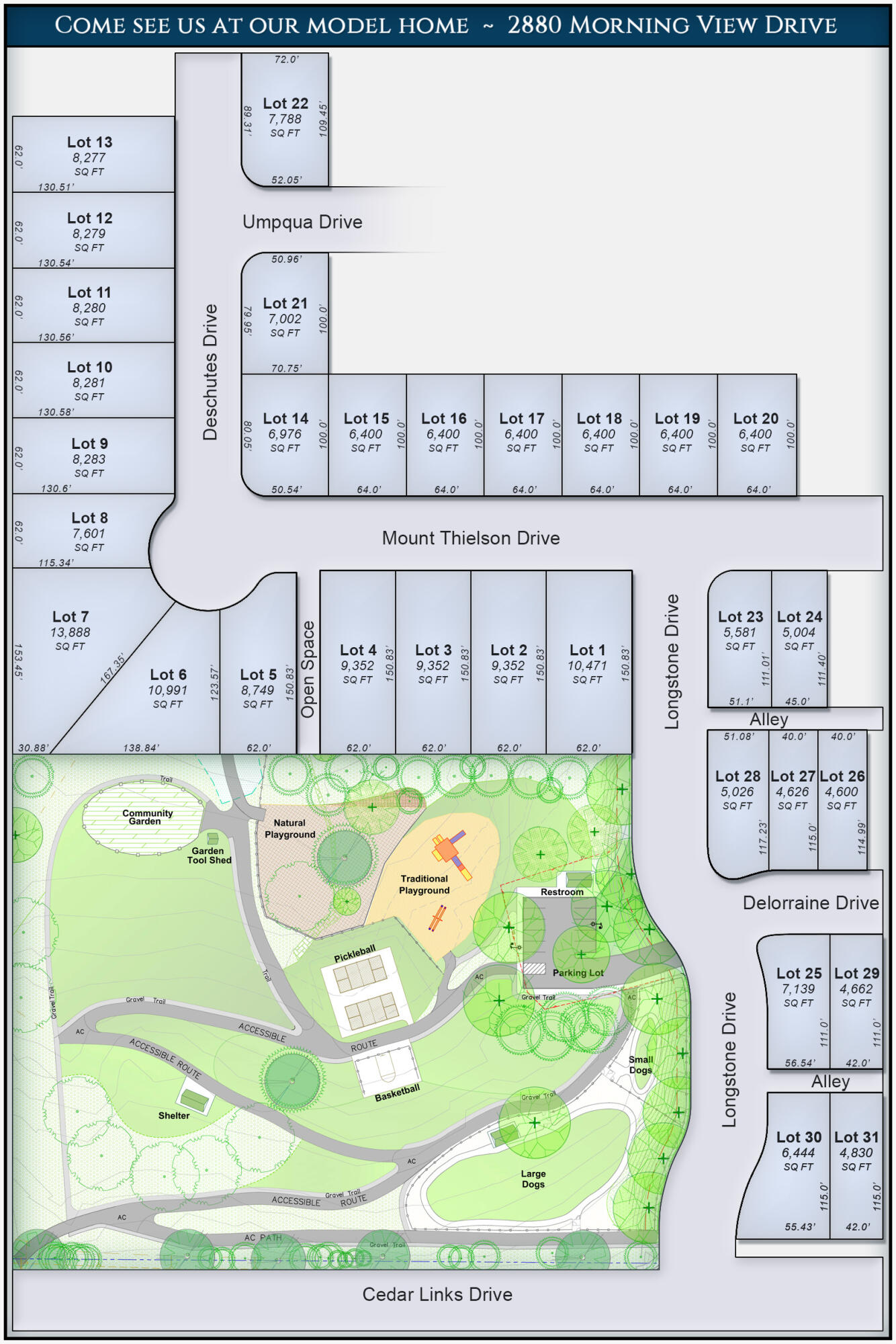 High Cedars Subdivision, Phase 3a - Land