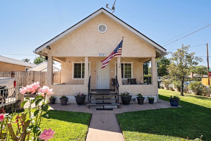 Charming cottage in the heart of Southwest Medford! This 2-bedroom, 1-bath home is the perfect starter or investment property. Featuring original hardwood floors, a light-filled kitchen that opens to the dining area and living room, and a spacious backyard ready for your garden dreams—grow your own farm-to-table produce with ease. The additional back-area workshop offers extra storage or hobby space, while the covered patio is ideal for relaxing and even a kids' play zone. Plus, RV parking provides room for all your toys. Schedule your showing today and see all this home has to offer!