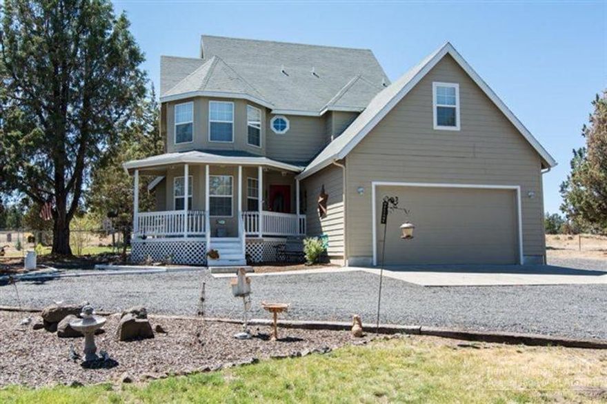Enjoy this beautifully updated Victorian 3bed/2.5bath home on over 4 acres. Inside you will see many upgrades including a gorgeous kitchen with recently updated appliances. Newer hardwood floors, tile shower, toilets & ceiling fans. This home is located between Prineville and Prineville Reservoir. The property is fully fenced with a smaller landscaped portion fenced as well. The 3 door 24x30 shop has plenty of room for all your toys. This would be a perfect vacation home or primary residence.