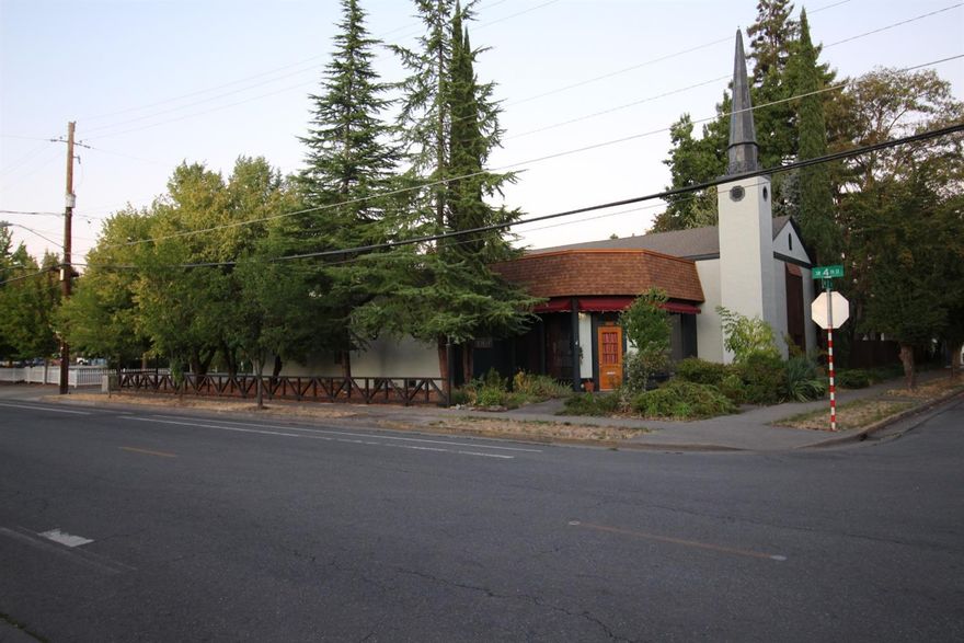 Endless possibilities with this unique property close to downtown Grants Pass. Built in 1945 and over 4300 s.f. It was originally built as a church. Quality of Construction of this building is evident when you see the original, flat, solid oak floors of the main room. Towering ceilings and windows, full kitchen, a raised stage for performances, open spaces and lots of potential. Currently used as a residence, this piece is zoned R4, with commercial potential. The lot is over sized (.34), fenced and protects one of GP's largest redwood tree and plenty of off street parking. Possible business, community center, school, church, studio, etc. Owner motivated, owner will finance. All information deemed reliable, but not guaranteed. Any potential Buyer encouraged to perform their due-diligence.