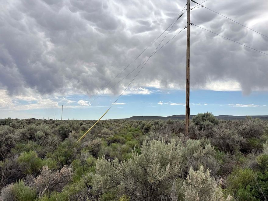 20 Acres in Christmas Valley, just east of town on North Fandango Road. This wonderful parcel is bordered on the east side by BLM Public Lands.
This parcel has power on the south end running along the road edge. Yes, power is available. Perfect location for your family homestead or off-roading getaway. Just minutes from town and the sand dunes. Great location that borders public lands and has power available. Farm animals and livestock are allowed.