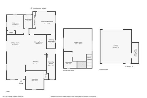 Tiny photo for 1127 NW Federal Street #1 & 2, Bend, OR 97703 (MLS # 220217588)