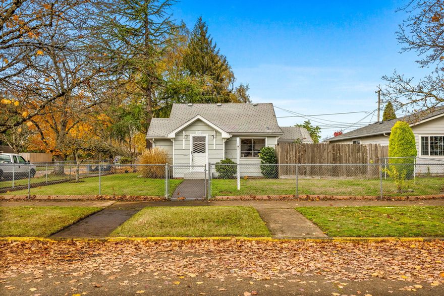 Fall in love with this vintage, freshly updated 1-bedroom home just minutes from downtown! Step inside to find new paint and flooring that give the space a bright, modern feel. The large garage provides ample room for parking, storage, or hobbies, and the fully fenced yard is perfect for pets, gardening, or relaxing outdoors.