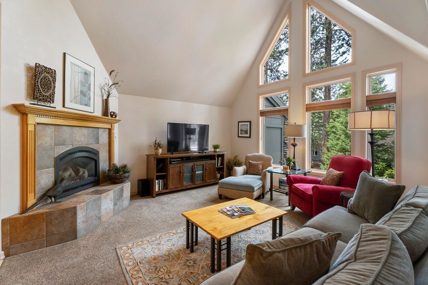 Wonderful opportunity to own this 10% deeded co-ownership townhome nestled inside this  highly desirable location at Sunriver Resort! Beautifully furnished with modern, comfortable decor. Gain access to Sunriver Resort amenities including bike trails, close distance to the Main Lodge, the Village for shopping, dining, and the SHARC swimming pool. This unit was updated and refurbished in March of 2019. Stoneridge Townhomes includes its own Resort Club onsite with a swimming pool and spa, a welcoming Property Management Team, tennis courts, bikes and fitness center. Weeks can be traded through the RCI program. This Townhome is a rental option home! There are two parking spots in front plus additional storage closet for Owners personal items.