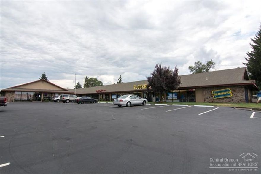 Known as the Third and Revere Center, this nearly 18,000 sq ft single level retail/office building is located on one of the busiest intersections in Bend, Oregon. This well-maintained property with high visibility has a great deal of upside potential too, and currently is home to several very long term tenants. Generous on-site parking and additional lot included for extra parking.