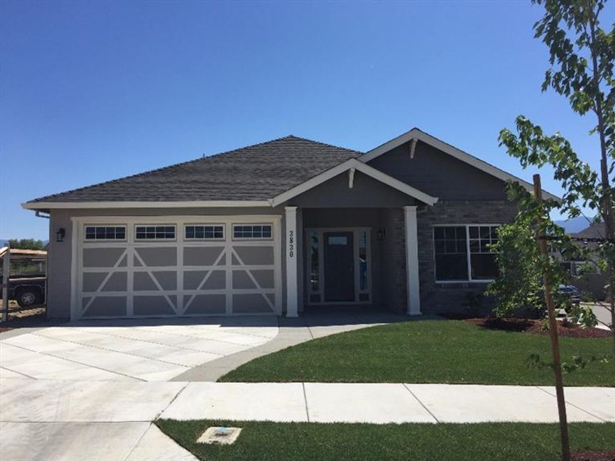 Built in 2015 in a beautiful country setting in the East Medford area with views of surrounding mountains nearby on a large .14 ac lot! An exceptional quality builder that we've grown to love in the valley throughout the years is what you get when you purchase a home built by Pacific Trend Building Company. A stunning Craftsman style home with approximately 1645 sq. ft., 3 bedrooms, 2 full baths, hardwood floors in entry, kitchen and nook area round out this home. An open kitchen with beautiful granite counters and large island. Custom cabinets throughout are birch and alder with the highest quality in the industry. Carpet throughout bedrooms and living room along with a nice brick fireplace. Bathrooms include granite counters and tile flooring. Professional landscaping in front and back with plenty of views to enjoy! Completed end of June 2015.