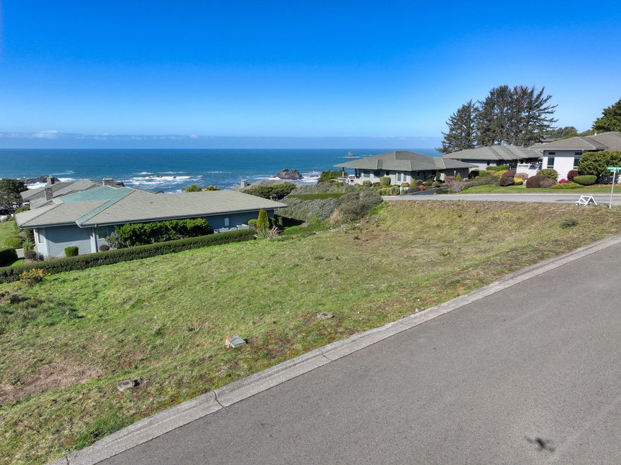 Step right from your backyard into a coastal paradise—surf, fish, or stroll along the shore at your leisure! This stunning southern-facing lot offers breathtaking, unobstructed views of Harris State Beach Park. Enjoy the convenience of deeded beach access just down the street, making every day feel like a vacation. Nestled in an upscale neighborhood with beautifully maintained, newer homes, this prime location comes with approved architectural plans and a geology report, streamlining your building process. Utilities are available at the property line—buyer to verify with the city and utility providers. Don't miss this rare opportunity to create your dream beachside retreat!