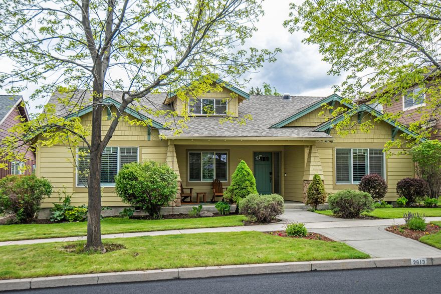 Immaculate single level home with RV parking area on a gorgeous tree lined street in NE Bend!  Light and bright floorplan with vaulted ceilings, newer interior paint and luxury vinyl plank flooring, large den/office, spacious dining area, cozy gas fireplace and updated kitchen with island and eating bar. Charming covered front porch, two fenced backyard areas, one with with a water feature and wiring for hot tub, and alley access to the oversized 2 car garage and RV/boat storage area. Located in a very desirable neighborhood and convenient location close to shopping, restaurants and medical facilities.