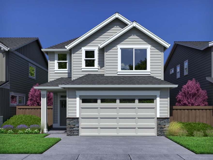 **Huge incentive available on this home with a 3-2-1 Buydown providing a hugely discounted interest rate!!  Restrictions apply, see site agent for details.** Lot 84, the 1927 sq. ft Sydney has an estimated completion of January/February 2024. The plan comes with quartz counters, wood composition flooring, tankless water heater, A/C, fencing, HOA maintained front yard, tile backsplash in the kitchen and bathrooms, gas fireplace, pantry, and so much more. Conveniently located in southeast Bend, Oregon, Easton offers residents an abundance of community amenities. The master-planned community is an intentional blend of everything you need to thrive: residences, retail, swimming pools, green spaces, and more. Highly walkable neighborhoods and plenty of builtin open spaces let residents take advantage of Bend's clear, sunny days and high desert climate. Live, work, shop, and play within Easton, experience the convenience of living just minutes from practically anywhere in town.