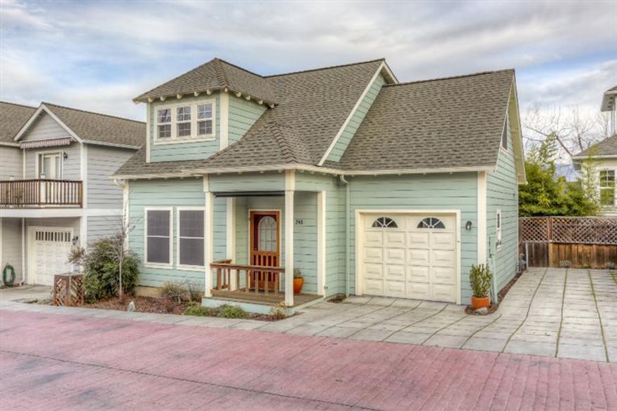 Location, location, location. Close proximity to everything from this immaculate, stylish, move-in ready cottage home - theater, restaurants, shopping and parks. Located on the popular 9th Street Alley in the Railroad District, this home features open living and office areas with hardwood floors; updated kitchen and main bath; territorial views; new high-end carpet in bedrooms with custom window treatments throughout the home. All appliances included except washer/dryer (negotiable) Enjoy this quiet, low maintenance, lock-and-go, in-town home.