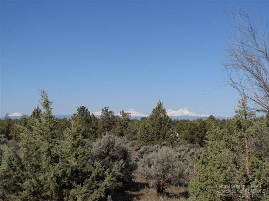 Perfect place to build your Dream Home & Shop! Private flag shaped lot sits back from Twin Lakes Rd w/elevated building site. Beautiful sunsets w/ a backdrop of the Cascades to Smith Rock. Gently sloping lot w/rock outcroppings, sage, a few junipers & occasional wildlife. Driveway & turn around is already completed so bring your camp trailer & start building!