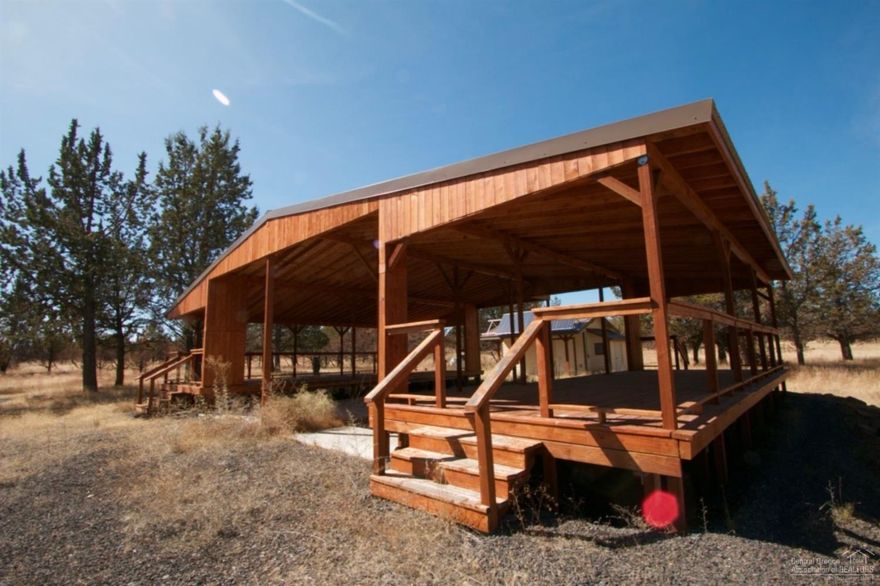 Welcome to 6520 SW Prospect View, a beautiful and private recreational getaway on 10 (+/-) acres in the Three Rivers Recreation Area (TRRA) with exclusive access to Lake Billy Chinook. This property would afford you access to a private marina, docks, and launch ramp (all maintained by the HOA), along with a manicured shooting range a short drive away. At the heart of the property rests a covered deck with metal roof, frame construction, and 2 concrete parking pads accommodating recreational vehicles of your choosing. There is power supplied by a sophisticated Solar Power Generation System housed in the nearby storage shed. This system includes 6 solar panels mounted on the shed roof, 16 storage batteries and an inventor. All are in working order, and there is a diesel generator behind the shed for back-up power. The shed houses a 2500-gallon cistern for water storage. Additional items include: a propane tank, back up generator, picnic area, outhouse, and add'l parking.