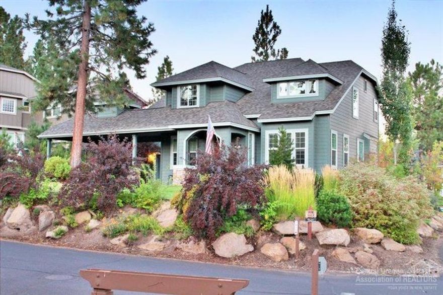 Parks at Broken Top. Huckleberry floor plan with private space for all. Lots of windows, hardwood floors, granite, two ovens convection, microwave, and warming drawer. 4 bedrooms/3.5 b with bonus room with interior stairs for studio, huge office or second master Corner lot across from the estate lots. Parks, gazebos, swimming pool, basketball court in neighborhood. New HVAC 2014.