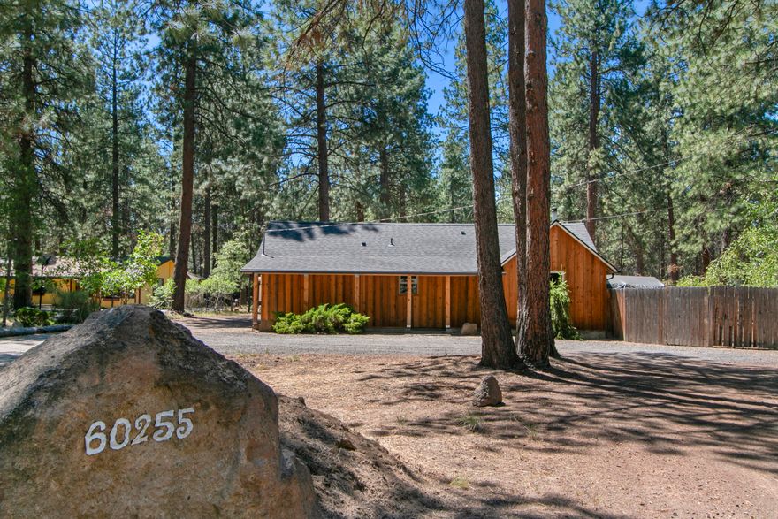 60255 Pawnee Ln is a versatile 0.86-acre property in Deschutes River Woods, offering privacy, convenience, and year-round adventure just minutes from Bend and Sunriver. The 1-bed, 2-bath home with office/flex room is ideal as a full-time residence, vacation retreat, or investment property. Surrounded by mature pines, it provides peace and seclusion with room to expand. Outdoor enthusiasts will love the easy access to the Deschutes River, Cascade Lakes, Mt. Bachelor, and nearby public lands for fishing, boating, skiing, and trail exploration. With RR10 zoning and no HOA, this is a unique opportunity to enjoy the Central Oregon lifestyle, whether you're seeking a weekend getaway or a place to call home.