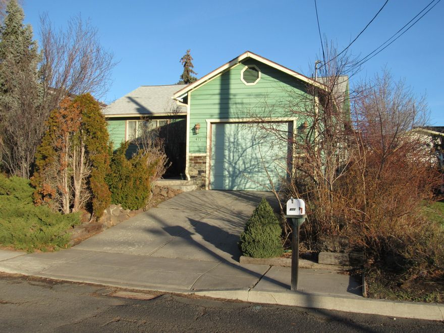 Well maintained 3 bedroom home that is clean, colorful, and cute. Ductless heating and cooling is in each bedroom and the main living area of the home. The backyard is completely fenced and features a partially covered deck that makes the setting private and cozy.  The garage, while a single car garage, is longer than usual and is also tall, providing for surprising amount of storage. This home really is ready for a person to move in to.