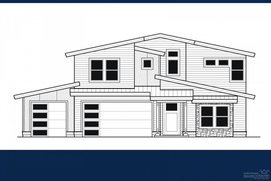 Discover some of the most spectacular mountain views from Shevlin Landing on Bend's Westside. Introducing our last Modern Elite Plan with impressive views of the Deschutes National Forest. This five bedroom newly designed home is orientated and sited to capture incredible views of the many Cascade Mountain Peaks. Interior finishes have been thoughtfully selected by Legum Design. The three car garage is a bonus with a vaulted garage bay designed to accommodate a small RV or Sprinter Van. Enjoy the close proximity to schools, downtown Bend and nearby Shevlin Park. Photos are of a similar home.