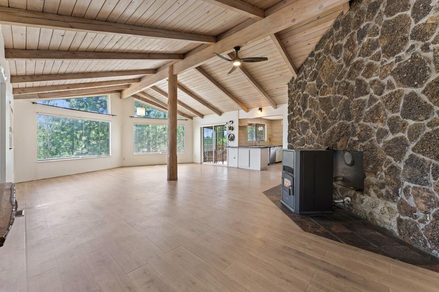 Investor Special in Deschutes River Woods! This charming home on a spacious .87-acre lot is full of potential and priced well below recent appraised value. A perfect opportunity for a flipper, handyman, or buyer ready to invest some sweat equity and bring new life to the property. The home and detached garage sit near the front of the lot, leaving a large backyard ready for your vision—think garden, workshop, chicken coop, or RV parking. With privacy, space, and strong upside potential, this is a rare chance to own in SW Bend at an affordable price and create the home of your dreams.