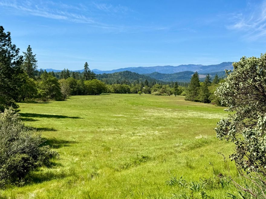Absolutely stunning 64+ acres with approx 17 acres of meadow overlooking long range valley and mountain views to the south, complete with existing homesite with its own well and septic installed...or go upslope to the spring fed pond to even bigger jaw-dropping long range views!  Balance of property has a variety of terrains and forested mix, with elk, deer, and turkeys roaming around natural meadows in this idyllic forested setting.  This long time homestead is is the primo location for your custom home!  Bummer Creek courses thru the SE corner of the parcel as well. All information is deemed reliable but not verified; anyone considering purchasing this property should perform their own investigation into the uses and condition of the property.