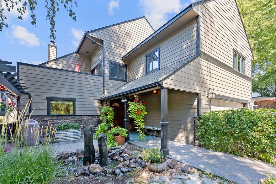 Located on Prineville's only private golf course!  Nestled at the end of a quiet dead-end road, this beautifully crafted 3-bedroom, 3-bath, 2,436 sq ft home offers the perfect blend of privacy, comfort, and luxury. Situated on a .24-acre lot overlooking a private golf course, the property boasts gorgeous landscaping, a tranquil water feature, green house, storage shed and a spacious covered patio - ideal for outdoor entertaining or peaceful morning coffee.
Inside, you'll find two generous primary suites, perfect for multigenerational living or hosting guests. The home showcases a stunning blue cedar ceiling and walls that adds warmth and character to the inviting living spaces. Large windows throughout capture breathtaking views and fill the home with natural light.
This is more than just a home - it's a serene retreat with upscale details, unmatched privacy, and direct access to golf course living. Don't miss this rare opportunity!