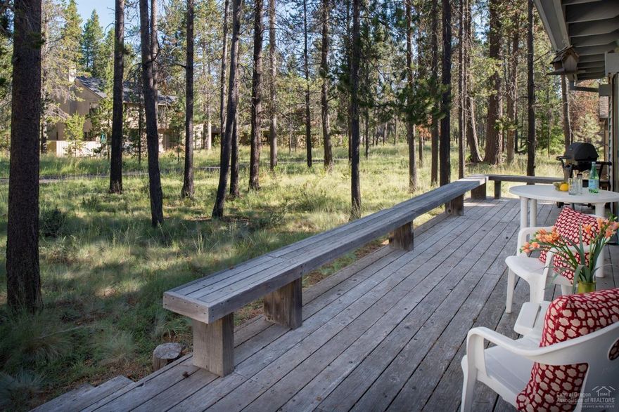 Location! Location! Location! Sought after River Village home just a few houses from the Deschutes River & easy bike path access. Master bedroom on the main w/ a second Jr. Suite on the opposite side of the home. Upstairs another bedroom & guest bath w/ a huge loft area that provides an additional 4th sleeping area. Woodstove for the cool evenings. Great common space to the back & in an area of million dollar homes. 2- Car garage. Ready for the next family to start making memories.