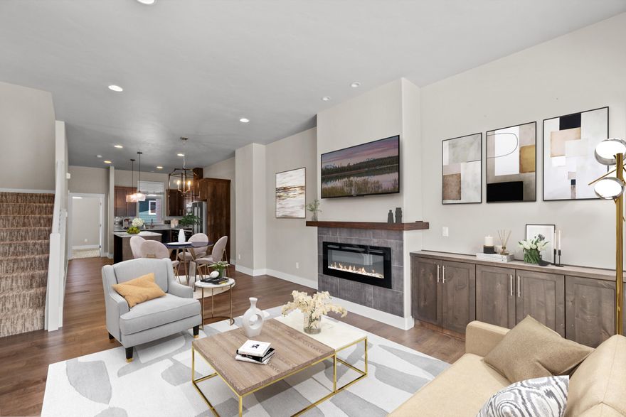 SELLER IS OFFERING $10,000 toward buyers closing cost/prepaids. Welcome home in the heart of Bend! Explore the canal trail just outside your doorstep, wander along the Deschutes River minutes away or jump in the car and take a short trip to Mt Bachelor. This modern 3 bed, 3 bath gem boasts 1778 square feet of meticulously designed living space. Built in 2018, this home features a 2-car garage, A/C, 3 patios and modern amenities including full tile showers, quartz countertops, 2 gas water heaters, and LVP flooring.This open kitchen features elegant stained wood cabinets, stainless steel appliances including a gas range, and quartz countertops complemented by a full tile backsplash. A spacious kitchen island serves as the centerpiece, perfect for culinary creations and entertaining. The interior is light and bright, showcasing contemporary finishes. 
Located just minutes from the Old Mill District, Downtown Bend, and the Deschutes River, this property epitomizes the ideal Bend lifestyl