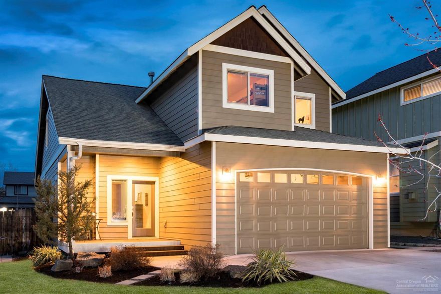 This is a great family home just freshly painted exterior in NE Bend. Close to the Cascade Village shopping Center and all the new shops in the Robal Road village Shopping center going in off hwy 97. This is a well appointed 3 bdrm 2 and a half bath with Vaulted ceilings, oversized master and more. You will not want to miss this one. Den/office downstairs. This house is great for entertaining. It is beautifully landscaped and at this value it will not last long.