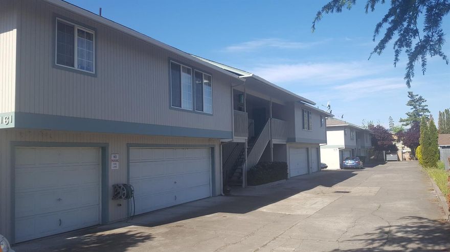 Great opportunity in East Medford. 8 units made up of two 4-plex buildings on their separate lots. Excellent rental history. Each unit is 2 Bedroom with 2 full baths. Very safe area across from North Medford High School. Two story buildings with 2-car and 1-car garages. Each unit has its own washer & dryer, extra storage cabinets in garages. Upstairs units have decks. Minimal landscaping. Well maintained complex. Opportunity to sell buildings separately. Close to shopping on Roberts Road and public transit on Crater Lake Avenue. Gross Rent of $87,360 with expenses of $34,494 bringing the Net Operating Income to $52,866. Please do not disturb tenants. Call for appointment to visit.