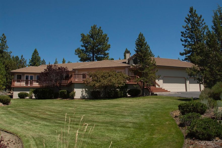 Fantastic location on Aubrey Butte with great mountain views. This home has 4 bedrooms and 3 full baths, new hardwood floors and a complete new outside paint including the decks. 4th bedroom is set up as a family room and one other bedroom has a full built-in desk. The home has a large 3 car garage that is heated. The property is .9 acres and the location is large and very private.