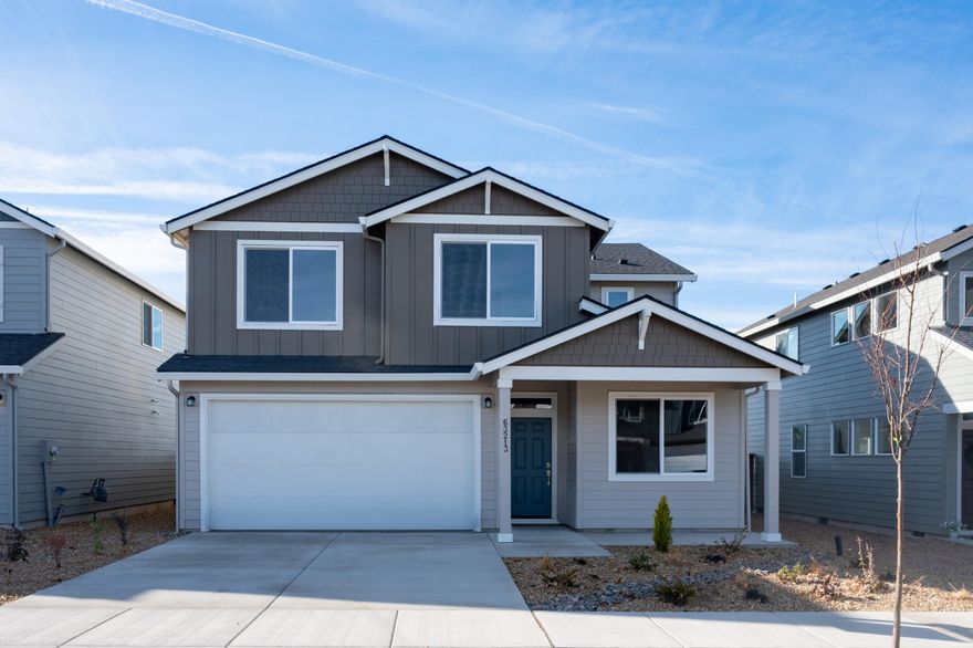 **Flex credit/closing cost incentive available when financing with preferred lender! Use towards rate buydown and closing costs.** Introducing Acadia Pointe, Lennar's newest community in NE Bend. Welcome to the ''Hickory'' floorplan, a two story, 4 bed 2.5 bath new home. The front door opens to a convenient office/study on the main level, adding versatility to the floorplan. The heart of the home lies in the open, bright, light-filled kitchen featuring an island that seamlessly blends with the expansive great room. Upstairs, discover four well-appointed bedrooms, including the primary suite complete with an en-suite bathroom and walk-in closet for added comfort and privacy. Experience the convenience of an upstairs laundry room. Quartz countertops adorn both kitchen and baths, alongside stainless steel appliances. AC, front xeriscape landscaping, backyard fencing, & tankless hot water heater included. Pictures are of a model Hickory. Please call for an appointment! #41