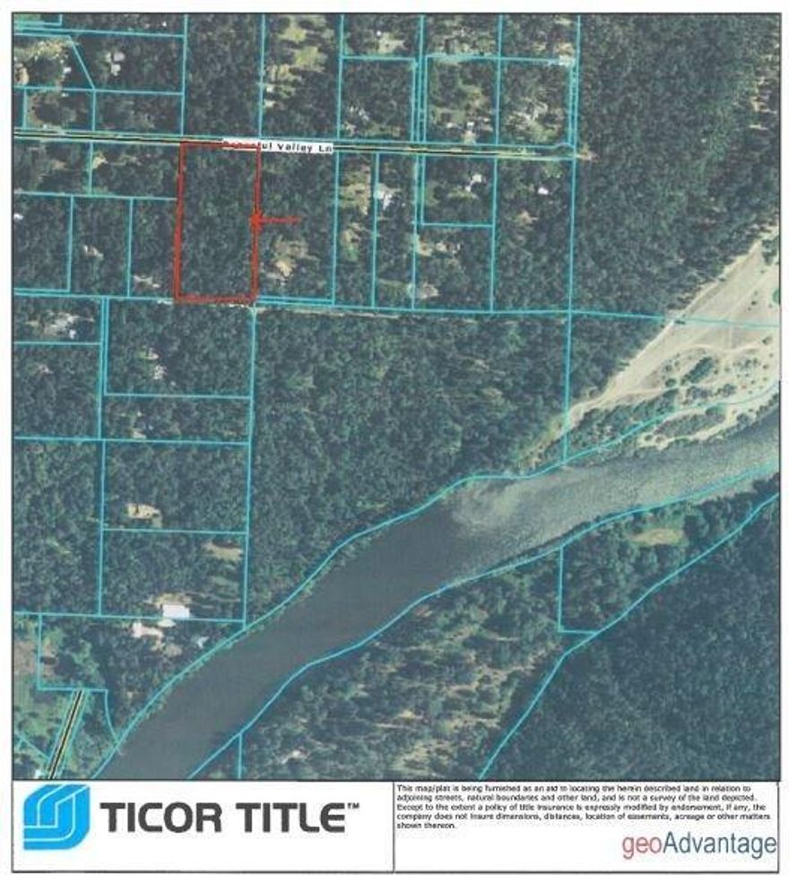 Peaceful Valley Lane... it's all in the name! This 4.90 acres is level, unimproved, nicely wooded and it's easy to picture your new home here! The property is just minutes to town, medical facilities and shopping, and less than 2 miles to beautiful Griffin County Park with its famous Rogue River access, fishing, swimming, boat ramp, picnic shelter and playground and the Griffin Loop BLM trail system nearby. Hard to find such a nice level parcel at this price!