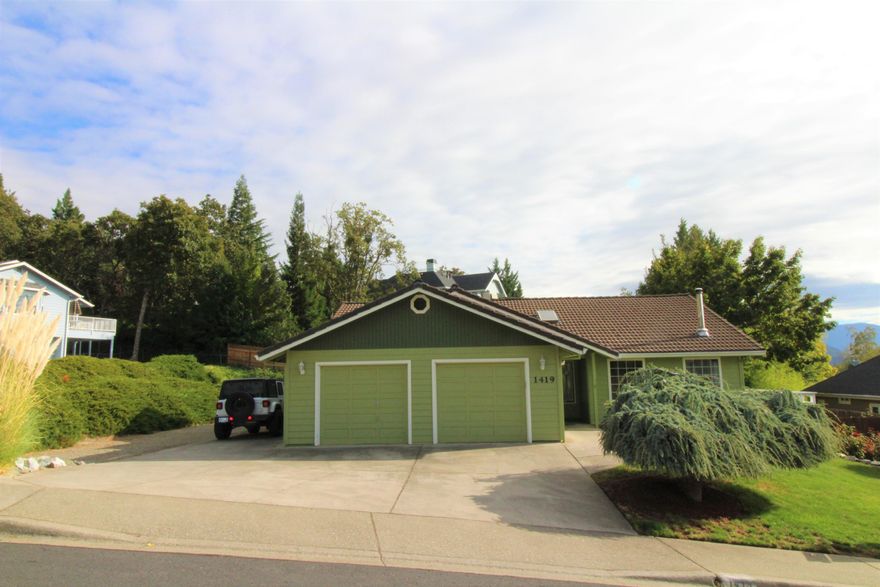 Seller has just completed replacing all of the flooring through out the home, updated much of the lighting and welcomes you to come take a look. This lovely 3 bedroom, 2 bathroom, 1668 sq/ft home situated perfectly on an ample .24 acre lot. This home has a large kitchen with tons of built-in storage, brand new flooring thru-out, lots of cabinet space, an adjoining living room that welcomes friends and family.  vaulted ceilings, tile roof, many windows throughout, a wood-burning stove, deck off of the living room with plenty of room for entertaining.  Master bedroom, double closets, master bathroom is spacious with a  large tile shower. Hard to find RV parking with sewer hook-up, over-sized garage and mud room.  Located in the desirable NE area close to shopping, entertainment, district 7 schools and MOVE IN READY!