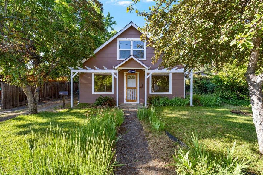 This versatile property offers a range of living options: enjoy it as a single-family home with a private upstairs guest suite, or take advantage of its rental potential just minutes from town, parks, and schools. The charming main level features two bedrooms, one bathroom, and efficient ductless heating and cooling. Upstairs, a separate one-bedroom suite includes a full bathroom, kitchenette and a private exterior deck—perfect for guests or tenants. Additional highlights include a newer roof, updated carpeting throughout, and plenty of off-street parking in the back. Zoned R-2; buyer to perform their own due diligence.