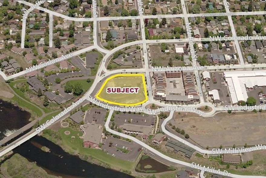 Bank owned high profile development parcel. Located at the south end of downtown between downtown and Old Mill. Entire block totaling 1.73 acres. Stunning mountain and river views. Potential for apartments, condos, office, retail, hotel, or mixed use. Zoning is Mixed Use Riverfront,