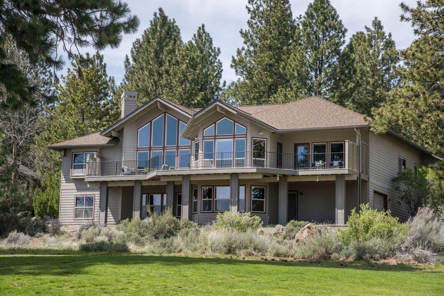 Experience refined single-level living with panoramic fairway views in one of the area's most desirable neighborhoods. This light-filled home offers an open layout with expansive windows and sought-after southern exposure. A private, attached suite with its own entrance and single-car garage provides flexible options—ideal for guests, multi-gen living, or remote work. The spacious three-car garage offers ample storage and functionality. Enjoy peaceful mornings and stunning sunsets from the patio, perfectly positioned for both privacy and sweeping vistas. Whether you're hosting or unwinding, this home blends comfort, versatility, and location. With stylish finishes and exceptional indoor-outdoor flow, this is more than a home—it's a lifestyle. Don't miss your chance to own one of the rare fairway homes that checks every box.